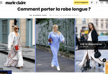 MARIE CLAIRE feature : Come indossare un abito lungo ? La Coquette Italienne - Maria Rosaria Rizzo - Marie Claire